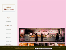 Tablet Screenshot of brezelina.com